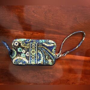 Vera Bradley Blue Patterned Phone Wristlet